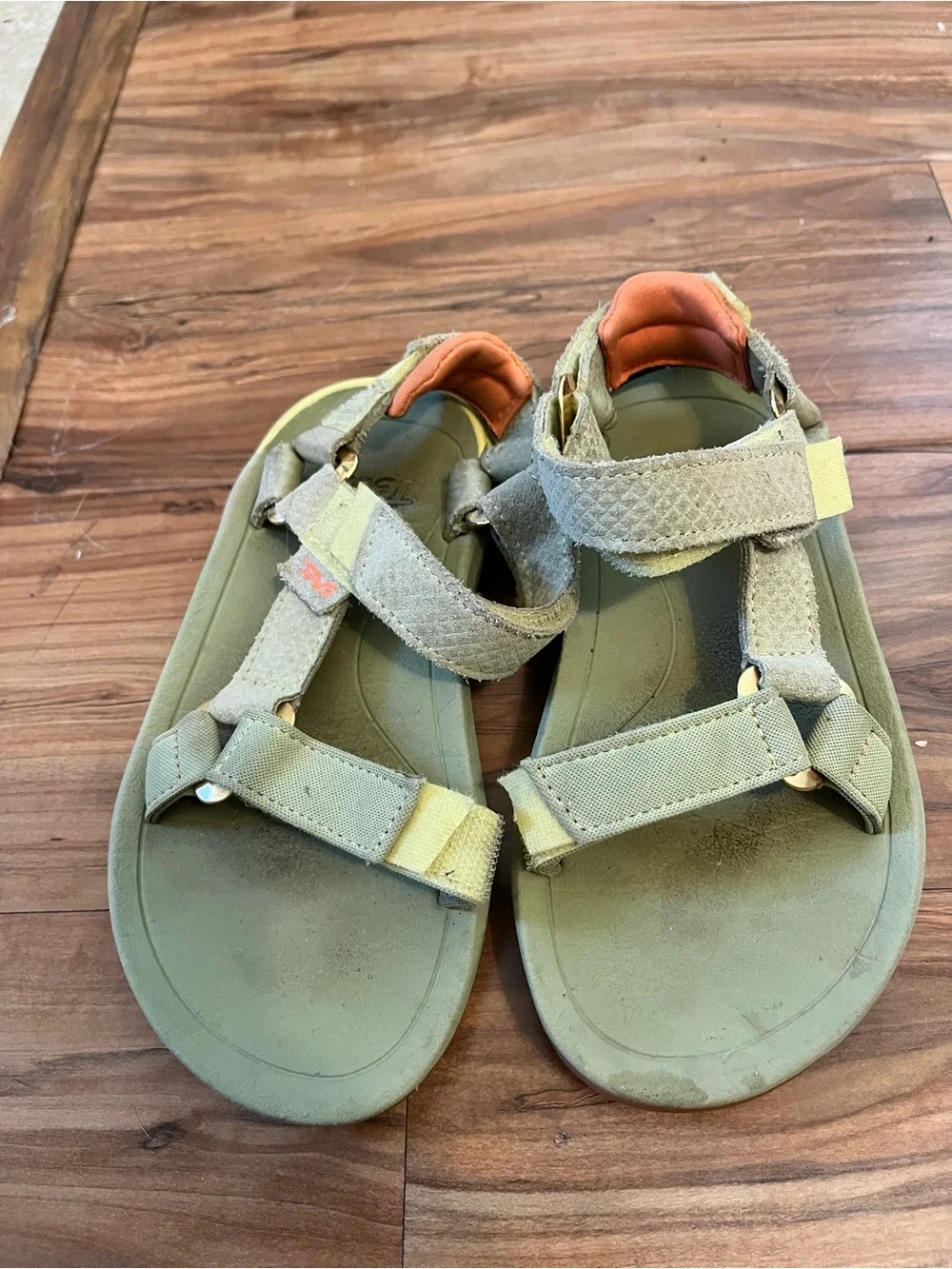 Kids Teva Green Outdoor Sport Sandals